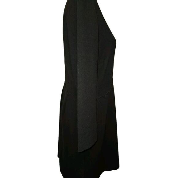 NWT! Banana Republic Black Scalloped Waist Sheath Dress Size 12 - Picture 5 of 15